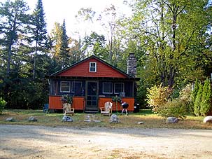 rustic adirondack cabin